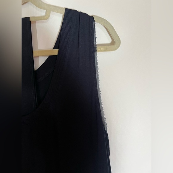 Splendid NWOT Alessandra silk blue jumpsuit sz XL sleeveless elastic waist - Picture 5 of 15